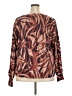 Democracy Print Brown Pullover Sweater Size 3X - photo 2