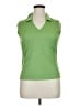 IZOD 100% Polyester Green Sleeveless Blouse Size XL - photo 1