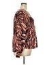 Democracy Print Brown Pullover Sweater Size 3X - photo 4