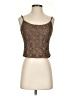 Carmen Marc Valvo Brown Sleeveless Top Size S - photo 1