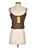 Carmen Marc Valvo Brown Sleeveless Top Size S - photo 2