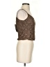 Carmen Marc Valvo Brown Sleeveless Top Size S - photo 4