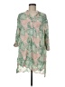 LA Class 100% Rayon Green 3/4 Sleeve Blouse Size M - photo 1