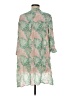 LA Class 100% Rayon Green 3/4 Sleeve Blouse Size M - photo 2