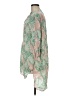 LA Class 100% Rayon Green 3/4 Sleeve Blouse Size M - photo 5