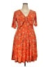 Torrid Orange Casual Dress Size 2X Plus (2) - photo 1