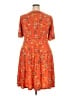 Torrid Orange Casual Dress Size 2X Plus (2) - photo 2