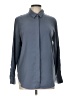 Dockers 100% Polyester Solid Gray Long Sleeve Blouse Size L - photo 1
