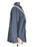 Dockers 100% Polyester Solid Gray Long Sleeve Blouse Size L - photo 4