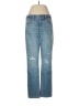 White House Black Market Hearts Blue Jeans Size 8 - photo 1