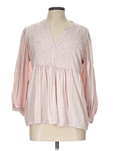 Solitaire 3/4 Sleeve Blouse (view 1)