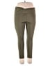 Daisy Fuentes Solid Green Active Pants Size 3X - photo 1
