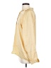 Les Copains 100% Silk Color Block Gold Yellow Long Sleeve Silk Top Size 4 - photo 5