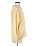 Les Copains 100% Silk Color Block Gold Yellow Long Sleeve Silk Top Size 4 - photo 4