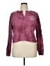 Mighty Fine Burgundy Long Sleeve Polo Size XL - photo 1