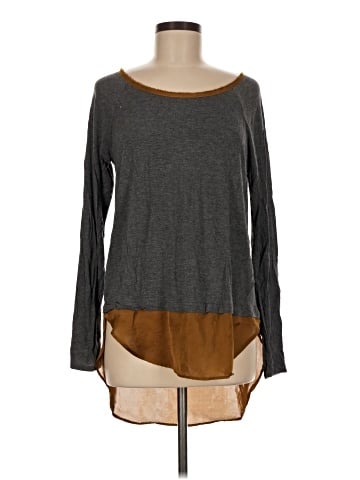 Bordeaux Long Sleeve T-Shirt (view 1)