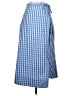 Thakoon Checkered-gingham Blue Casual Skirt Size 0 - photo 1