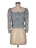 Hutch Blue 3/4 Sleeve Blouse Size M - photo 2