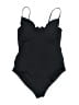 Old Navy Solid Black One Piece Swimsuit Size M - photo 1