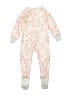 Mon Petit 100% Polyester Stars Pink Long Sleeve Onesie Size 2T - photo 2