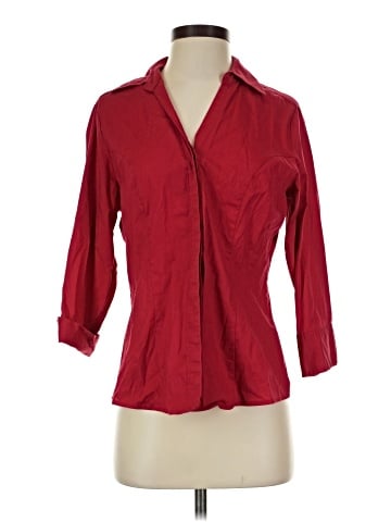 Riders by Lee 3/4 Sleeve Button-Down Shirt (view 1)