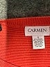 Carmen Carmen Marc Valvo Red Pullover Sweater Size S - photo 7