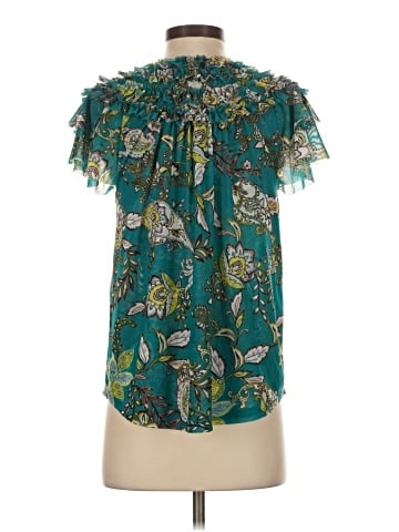White House Black Market Short Sleeve Blouse (view 2)
