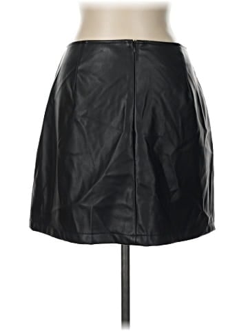 Grace & Emma Faux Leather Skirt (view 2)
