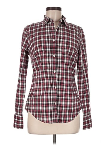 American Eagle Outfitters Long Sleeve Button-Down Shirt (view 1)