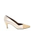 Stuart Weitzman 100% Leather Color Block Ivory Heels Size 7 1/2 (narrow) - photo 1
