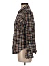 WAYF Tweed Brown Long Sleeve Button-Down Shirt Size M - photo 5