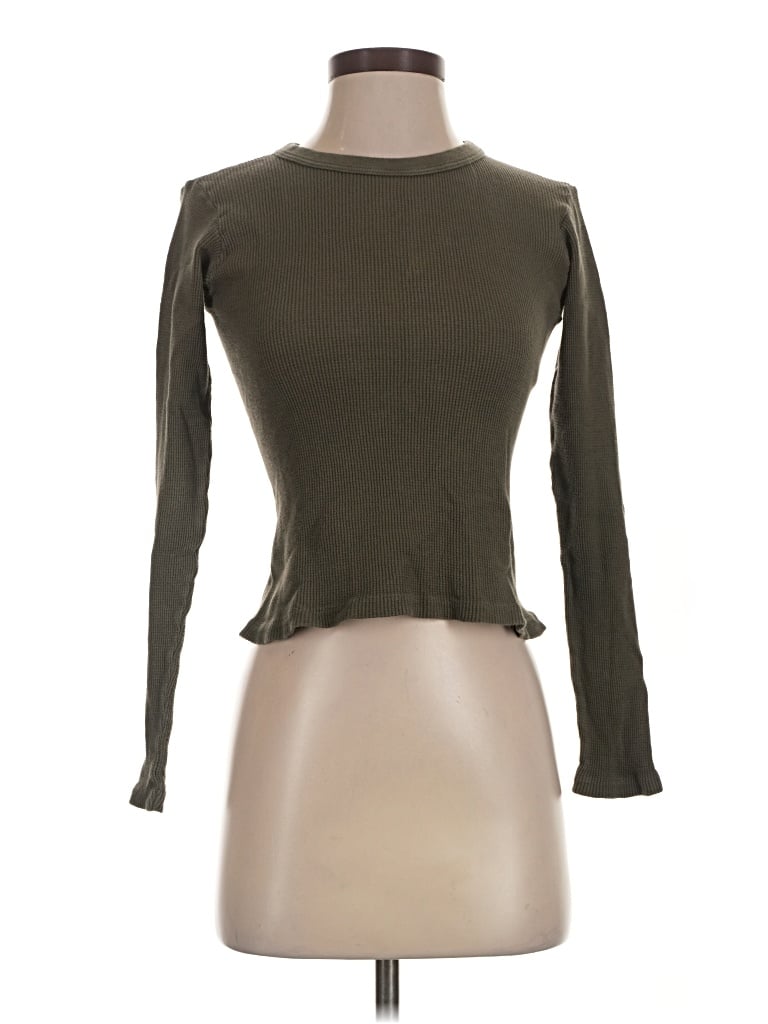 Pre-owned John Galt Long Sleeve T-shirt In Green