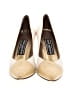 Stuart Weitzman 100% Leather Color Block Ivory Heels Size 7 1/2 (narrow) - photo 2