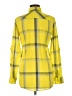 Nollie Plaid Yellow Long Sleeve Button-Down Shirt Size M - photo 2
