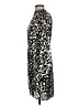 Cache 100% Polyester Animal Print Silver Cocktail Dress Size 0 - photo 5