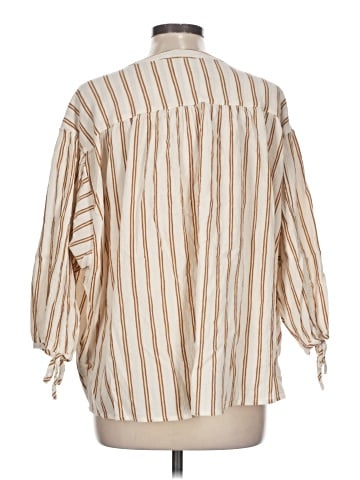 Treasure & Bond 3/4 Sleeve Button-Down Shirt (view 2)