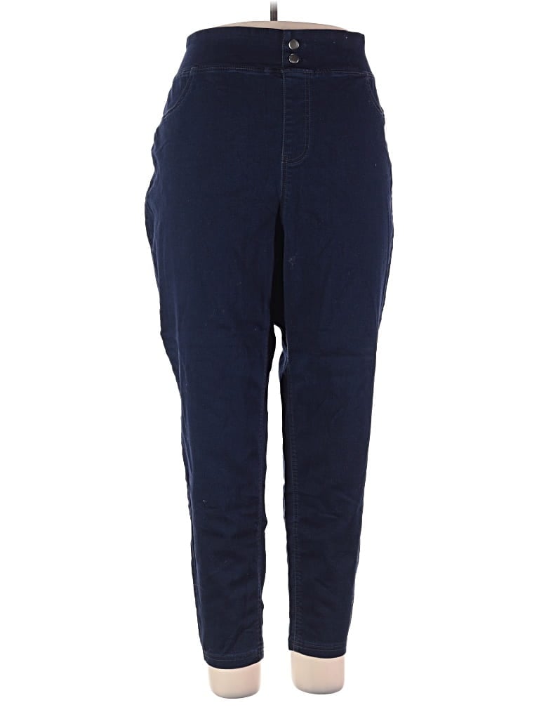 Pre-owned Terra & Sky Jeggings In Blue