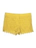 Esley 100% Cotton Yellow Shorts Size M - photo 1