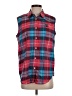 Love Moschino Plaid Red Sleeveless Button-Down Shirt Size EU (IT) 40 / US 4 - photo 1