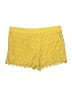 Esley 100% Cotton Yellow Shorts Size M - photo 2