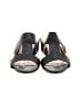 H By Halston 100% Leather Black Wedges Size 6 1/2 (wide) - photo 2