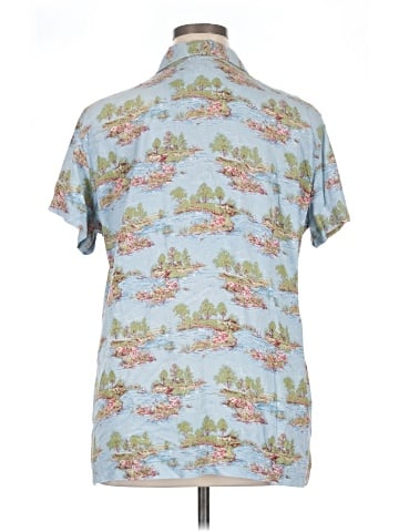 Lizwear by Liz Claiborne Short Sleeve Button-Down Shirt (view 2)