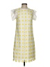 J.Crew 100% Polyester Yellow Cocktail Dress Size 00 - photo 1