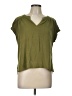 Rose + Olive Green Short Sleeve Top Size L - photo 1