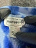 For The Republic Tie-dye Blue Long Sleeve Top Size L - photo 7