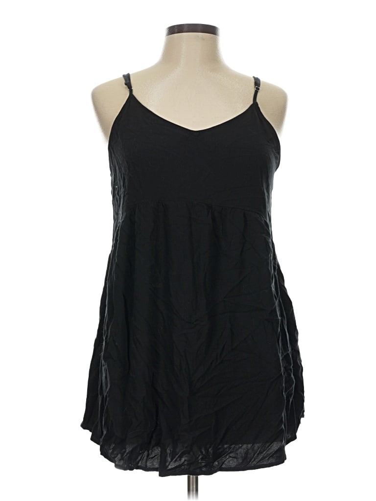Pre-owned Wild Fable Sleeveless Top Black Halter Neckline Tops