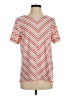 Links Chevron-herringbone Red Short Sleeve T-Shirt Size S - photo 1