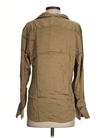 Polo by Ralph Lauren Long Sleeve Silk Top (view 2)