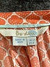 Boden 100% Cotton Orange 3/4 Sleeve Blouse Size 8 - photo 7