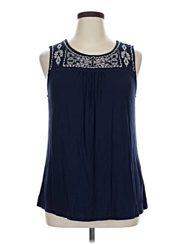Skies Are Blue Sleeveless Blouse (view 1)